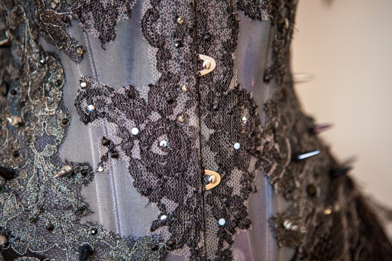 Gothic Princess corset details by Karolina Laskowska
