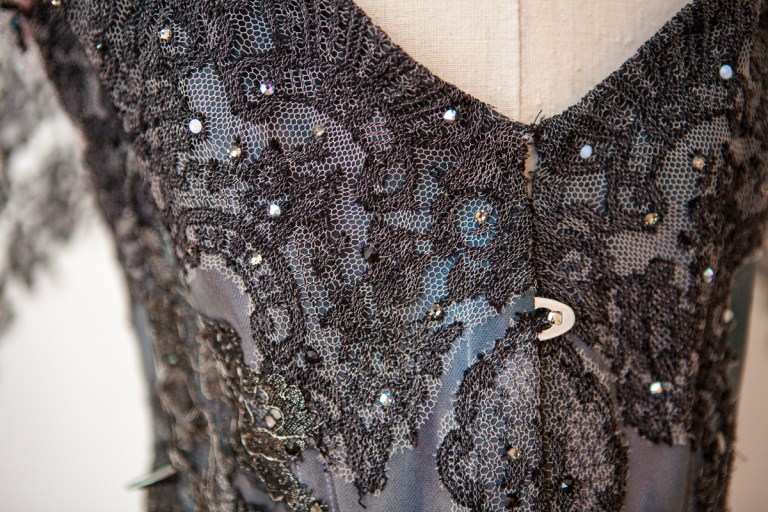 Gothic Princess corset details by Karolina Laskowska