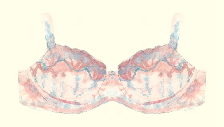 Illustration by Karolina Laskowska of a Rigby & Peller bra