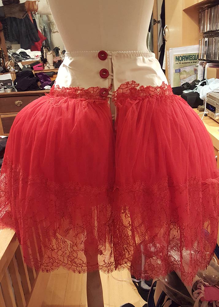 Button details on the tutu - yes it extends *all* the way down! Photo by Karolina Laskowska